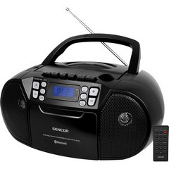 SENCOR SPT 3907 Radiomagnetofon CD / MP3 / USB/ BT černé