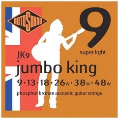 Rotosound JK 9 Jumbo King (.009/.048)SUPER LIGHT Acoustic-ph.bronz-sada, sklad: 1ks -D05-