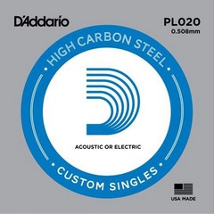 D'ADDARIO PL020 Struna pro elektric/akust.kytaru(HN177742), sklad: 10ks      -D04- 
